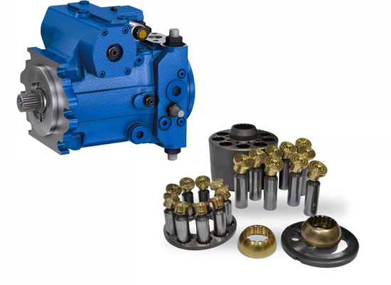 İş makinası hidrolik pompa hidromotor ve yedek parçaları